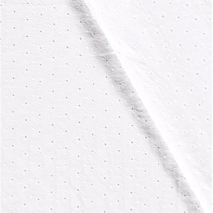 Broderie Anglaise 135cm 050 Weiß Design 5 - 50cm von Balsløw