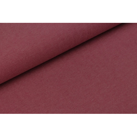 Sweatshirt-Stoff Melange 155cm 254 Dunkles Rosa - 50cm von Balsløw