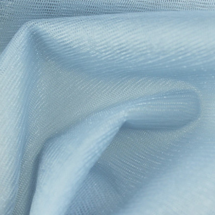 Tüll mit Glitter Stoff 150cm 18 Eisblau - 50cm von Balsløw