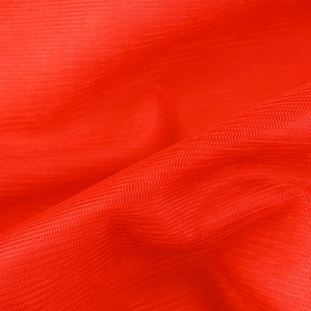 Tüll mit Glitzer Stoff 150cm 37 Rot - 50cm von Balsløw