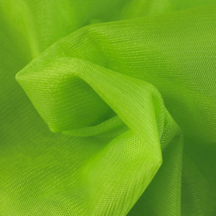 Tüll mit Glitzer Stoff 150cm 38 Lime - 50cm von Balsløw