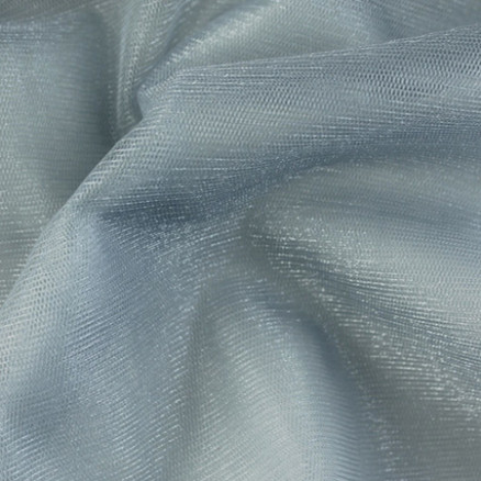 Tüll mit Glitzerstoff 150cm 1 Silber - 50cm von Balsløw