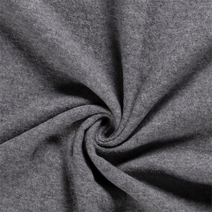 Wolle Boucle-Stoff 140cm 61 Grau - 50 cm von Balsløw
