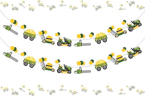 Balterever 2 Stück Rasenmäher Geburtstag Banner Girlande Rasenmäher Geburtstag Party Dekorationen Zubehör Traktor Geburtstag Dekorationen Bauernhof Traktor Thema Geburtstag Party Supplies Balterever 2 Stück Rasenmäher Geburtstag Banner Girlande Rasenmäher Geburtstag Party Dekorationen Zubehör Traktor Geburtstag Dekorationen Bauernhof Traktor Thema Geburtstag Party Supplies von Balterever