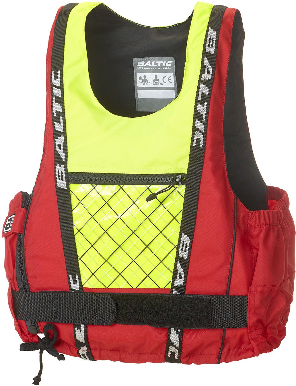 Baltic Pro Rettungsweste, Rot/Gelb, 40-50 kg von Baltic