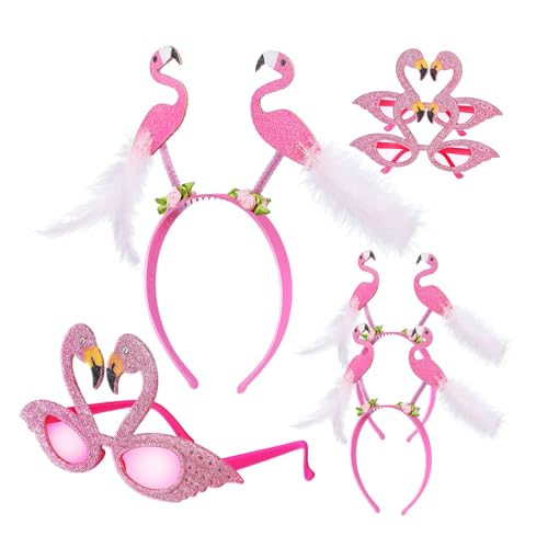 Baluue 1 Satz Flamingo -brille Stirnband -set Flamingo-kopfschmuck Flamingo-brille Tropisches Stirnband Rosa Stirnband Flamingo-dekorationsparty Brille Requisiten Plastik Zufällige Farbe Baluue 1 Satz Flamingo -brille Stirnband -set Flamingo-kopfschmuck Flamingo-brille Tropisches Stirnband Rosa Stirnband Flamingo-dekorationsparty Brille Requisiten Plastik Zufällige Farbe von Baluue