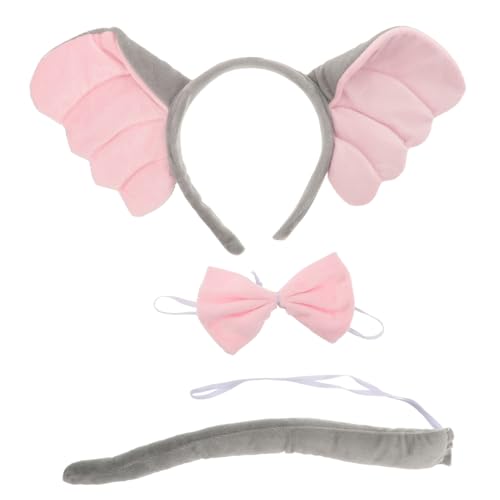 Baluue 1 Satz Kostüm Zubehör Set Elefantenohren Haarreif Fliege für Erwachsene Cosplay Accessoires für Halloween und Themenpartys Baluue 1 Satz Kostüm Zubehör Set Elefantenohren Haarreif Fliege für Erwachsene Cosplay Accessoires für Halloween und Themenpartys von Baluue