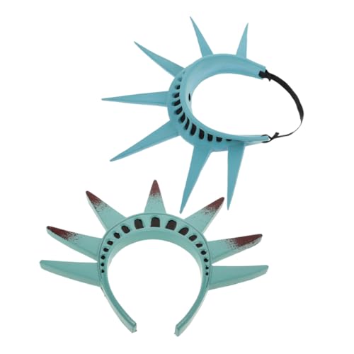 Baluue 2 Stück Grüner Freiheitsstatue Haarreif mit Krone für Halloween Cosplay und Themenpartys Komfortables Kostümzubehör für Erwachsene und Haar-accessoire für Feierlichkeiten und Baluue 2 Stück Grüner Freiheitsstatue Haarreif mit Krone für Halloween Cosplay und Themenpartys Komfortables Kostümzubehör für Erwachsene und Haar-accessoire für Feierlichkeiten und von Baluue