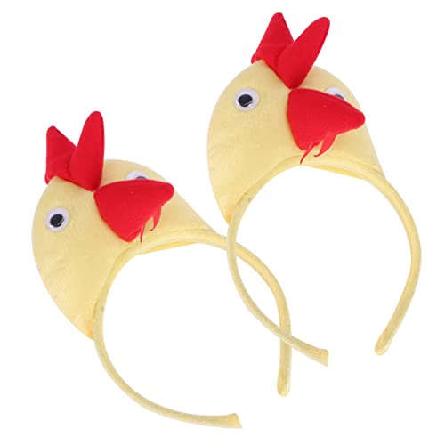 Baluue 2 Stück Hahn Stirnband Küken-Stirnband-Kostüm Hühnerhüte zum Kindergeburtstag Küken-Stirnbänder für Erwachsene Schnabel aus lustiger Kopfschmuck Party-Haarschmuck PP Baumwolle Gelb Baluue 2 Stück Hahn Stirnband Küken-Stirnband-Kostüm Hühnerhüte zum Kindergeburtstag Küken-Stirnbänder für Erwachsene Schnabel aus lustiger Kopfschmuck Party-Haarschmuck PP Baumwolle Gelb von Baluue