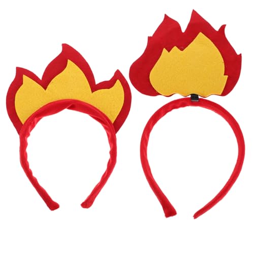 Baluue 2 Stück Teiliges Flammen Haarband aus Filz Wiederverwendbares Halloween Party Accessoire Langlebige Flammen Haarreifen für Mädchen Vielseitiges Cosplay Foto Requisit Baluue 2 Stück Teiliges Flammen Haarband aus Filz Wiederverwendbares Halloween Party Accessoire Langlebige Flammen Haarreifen für Mädchen Vielseitiges Cosplay Foto Requisit von Baluue