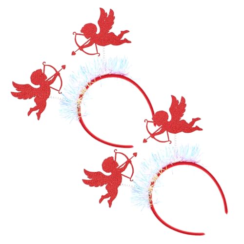 Baluue 2 Stück Valentinstag Kopfschmuck Stirnbänder für Erwachsene Valentinstagsstirnbänder geformt Haarband stutzenhalter Valentinstag-Party-Stirnband liebe Kopfbedeckung Filzstoff rot Baluue 2 Stück Valentinstag Kopfschmuck Stirnbänder für Erwachsene Valentinstagsstirnbänder geformt Haarband stutzenhalter Valentinstag-Party-Stirnband liebe Kopfbedeckung Filzstoff rot von Baluue