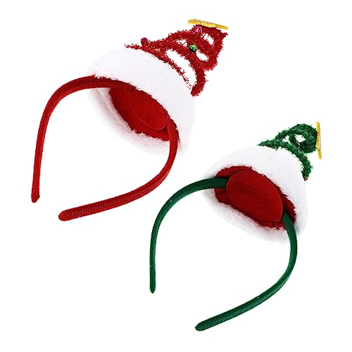 Baluue 2 Stück Weihnachtliche Haarreifen mit Drehbarer Weihnachtsmütze Bunte Party Haarschmuck für Erwachsene Festliche Kostüm Accessoires für Familienfeiern und Fotoaufnahmen Baluue 2 Stück Weihnachtliche Haarreifen mit Drehbarer Weihnachtsmütze Bunte Party Haarschmuck für Erwachsene Festliche Kostüm Accessoires für Familienfeiern und Fotoaufnahmen von Baluue