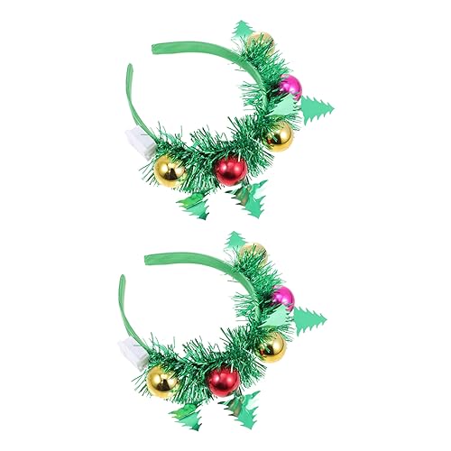 Baluue 2 Stück Weihnachtliche Haarschmuck mit Kugeln Weiche Haarreifen Bequeme Kopfbedeckung für Festkostüme und Xmas Partys Langlebige Materialqualität für Kostüm und Cosplay Baluue 2 Stück Weihnachtliche Haarschmuck mit Kugeln Weiche Haarreifen Bequeme Kopfbedeckung für Festkostüme und Xmas Partys Langlebige Materialqualität für Kostüm und Cosplay von Baluue