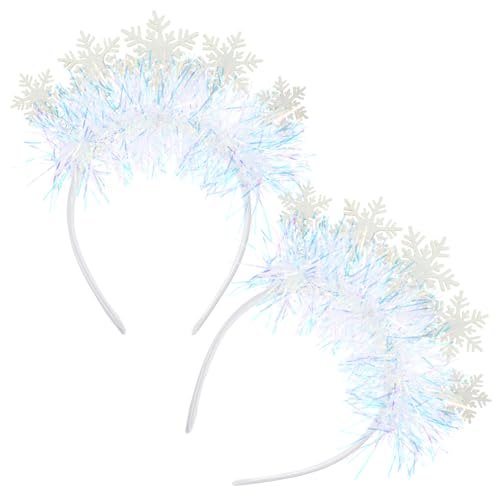 Baluue 2 Stück Weihnachtliches Schneeflocken Haarreife Leichtes Bequemes Party Stirnband für Fotoshootings und Kostüm Rutschfestes Xmas Haaraccessoire für Erwachsene Baluue 2 Stück Weihnachtliches Schneeflocken Haarreife Leichtes Bequemes Party Stirnband für Fotoshootings und Kostüm Rutschfestes Xmas Haaraccessoire für Erwachsene von Baluue
