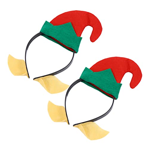 Baluue 2 Stück Weihnachts Haarreif Elfenkostüm Party Haarband Lustiger Weihnachtskopfschmuck Festlicher Stirnband für Winterfeiern und Weihnachtszeit Baluue 2 Stück Weihnachts Haarreif Elfenkostüm Party Haarband Lustiger Weihnachtskopfschmuck Festlicher Stirnband für Winterfeiern und Weihnachtszeit von Baluue