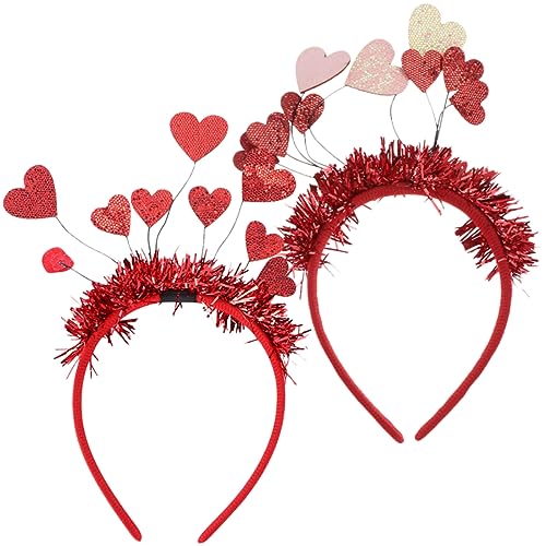 Baluue 2 Stück liebe Stirnband Herz Party Bands Haarband Valentinstagsstirnbänder Frauen Valentinstag Stirnbänder valentinstag haarbänder Valentins-Stirnbänder für Erwachsene Filzstoff Baluue 2 Stück liebe Stirnband Herz Party Bands Haarband Valentinstagsstirnbänder Frauen Valentinstag Stirnbänder valentinstag haarbänder Valentins-Stirnbänder für Erwachsene Filzstoff von Baluue