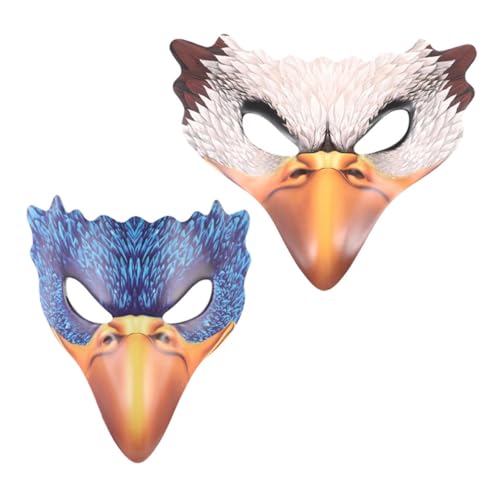 Baluue 2-teilige -gesichtsmaske: Pu-schaum-tiervogelmaske, verkleidung Für Halloween, Karneval, Maskerade, Party, Cosplay, Kostümzubehör Baluue 2-teilige -gesichtsmaske: Pu-schaum-tiervogelmaske, verkleidung Für Halloween, Karneval, Maskerade, Party, Cosplay, Kostümzubehör von Baluue