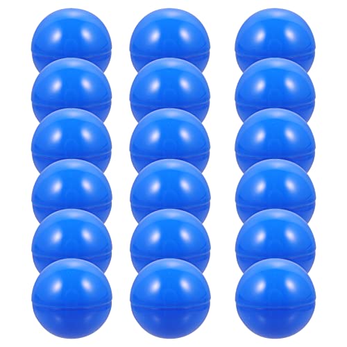 Baluue 25 Stück Lotteriekugeln Kunststoff Bingo-Spielbälle Hohlkugel Pongbälle Für Party 40 Mm Durchmesser Blau von Baluue