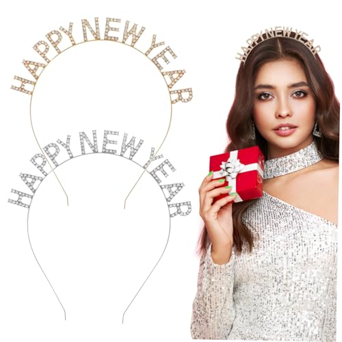 Baluue 2Stücke Chic Strass Haarbänder Festliche Kopfbedeckung für Neujahr Hochwertige Haaraccessoires und Kreativer Haarschmuck für Feiern und Besondere Anlässe Baluue 2Stücke Chic Strass Haarbänder Festliche Kopfbedeckung für Neujahr Hochwertige Haaraccessoires und Kreativer Haarschmuck für Feiern und Besondere Anlässe von Baluue