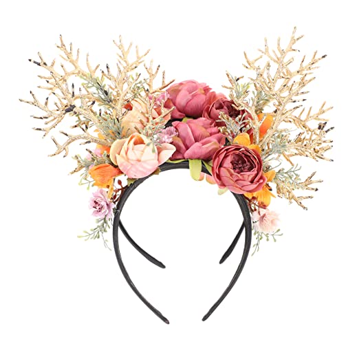 Baluue 2Stücke Weihnachtskopfschmuck mit Rentiergeweih Festliches Haarband für Cosplay und Kopfdekoration für Weihnachten und Feiertage für Erwachsene Baluue 2Stücke Weihnachtskopfschmuck mit Rentiergeweih Festliches Haarband für Cosplay und Kopfdekoration für Weihnachten und Feiertage für Erwachsene von Baluue