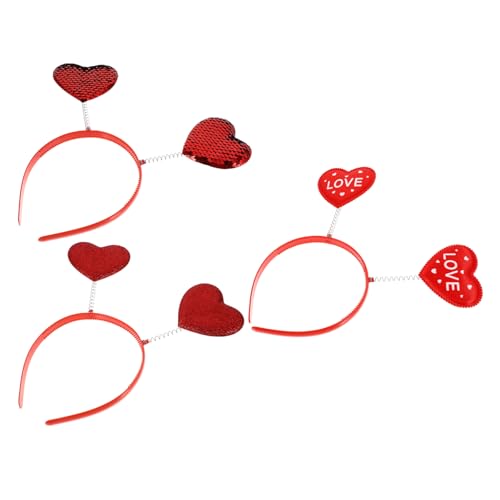 Baluue 3 Stück Rotes Teiliges Pailletten Haarband mit Flexibler und Bequemer Party Haarschmuck für Valentinstag Karneval Hochzeit und Festliche Anlässe Baluue 3 Stück Rotes Teiliges Pailletten Haarband mit Flexibler und Bequemer Party Haarschmuck für Valentinstag Karneval Hochzeit und Festliche Anlässe von Baluue