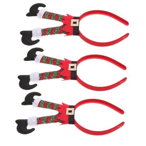 Baluue 3 Stück Teiliges Weihnachts Haarreif Xmas Haarschmuck Leicht Komfortabel Festliches Stirnband für Party Cosplay Weihnachten Baluue 3 Stück Teiliges Weihnachts Haarreif Xmas Haarschmuck Leicht Komfortabel Festliches Stirnband für Party Cosplay Weihnachten von Baluue