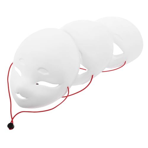 Baluue 3 Stück Teiliges Weiße Unbemalte Tiermasken aus Leichtem Kunststoff DIY Fuchsgesichtskostüm für Halloween Cosplay Bemalbare Katzenmasken für Maskenball und Themenpartys Baluue 3 Stück Teiliges Weiße Unbemalte Tiermasken aus Leichtem Kunststoff DIY Fuchsgesichtskostüm für Halloween Cosplay Bemalbare Katzenmasken für Maskenball und Themenpartys von Baluue