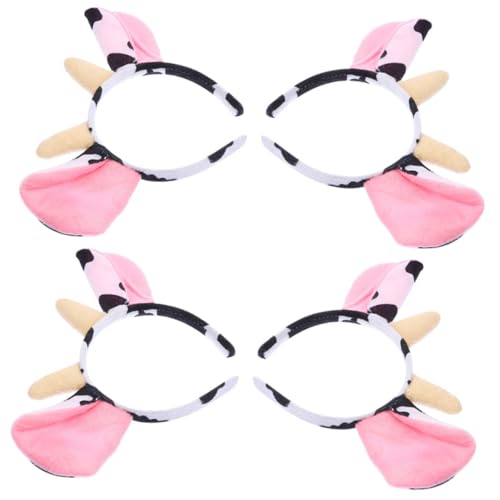 Baluue 4 Stück Teiliges Plüsch Kuh Stirnband Niedliches Cartoon Tier Stirnband für Weiches Bequemes Haarband für Kostüm Party Cosplay und Festliche Anlässe Sicher und Leicht zu Tragen Baluue 4 Stück Teiliges Plüsch Kuh Stirnband Niedliches Cartoon Tier Stirnband für Weiches Bequemes Haarband für Kostüm Party Cosplay und Festliche Anlässe Sicher und Leicht zu Tragen von Baluue