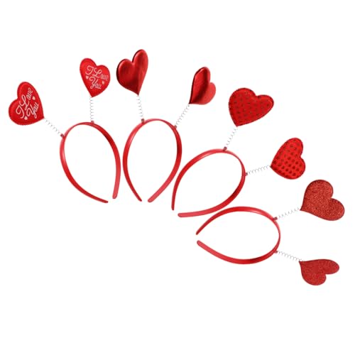 Baluue 4 Stück liebe Stirnband Stirnband winzig Bands Haarzubehör für Mädchen Grün Blau haarschmuck hochzeitsgeschenk Haarband zum Valentinstag Valentinstag-Party-Zubehör Stoff rot Baluue 4 Stück liebe Stirnband Stirnband winzig Bands Haarzubehör für Mädchen Grün Blau haarschmuck hochzeitsgeschenk Haarband zum Valentinstag Valentinstag-Party-Zubehör Stoff rot von Baluue
