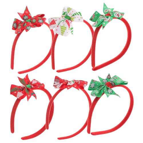 Baluue 6 Stück Teiliges Haarband mit Schleife Weihnachtliches Stirnband für Mädchen Leichtes Dekoratives Party Haarreif Bequemes Langlebiges Accessoire für Festtage und Cosplay Baluue 6 Stück Teiliges Haarband mit Schleife Weihnachtliches Stirnband für Mädchen Leichtes Dekoratives Party Haarreif Bequemes Langlebiges Accessoire für Festtage und Cosplay von Baluue