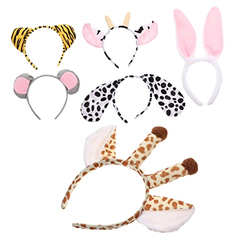 Baluue 6er Set Lustige Tierkopfband Haarreifen Für Und Erwachsene üsch Tierhaarschmuck Für Partys Kostüme Und Feiern Hund Giraffe Tiger Kuh Mit Hörnern Hase Baluue 6er Set Lustige Tierkopfband Haarreifen Für Und Erwachsene üsch Tierhaarschmuck Für Partys Kostüme Und Feiern Hund Giraffe Tiger Kuh Mit Hörnern Hase von Baluue