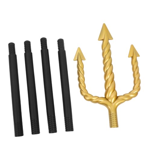 Baluue Devil Cosplay Kunststoff Trident Halloween Kostüm Requisite Schwarz Leicht Tragbar Nachhaltig Wiederverwendbar Für Erwachsene Party von Baluue