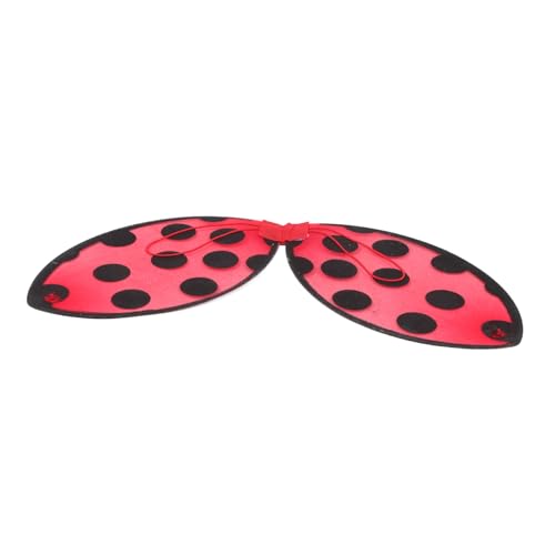 Baluue Faltbare Marienkäferflügel Kinderkostüm Rot Sichere Cosplay Flügel Zubehör für Mädchen Karneval Faschingskostüm Auftrittsspielzeug Zufällige Farbe Zufällige Farbe von Baluue