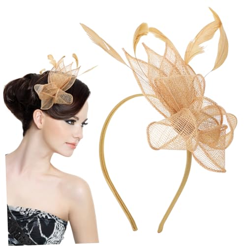 Baluue Faszinator Hut Clip für Tea Party Vintage Kopfstück mit Haarspange Stirnband für Frauen für Hochzeiten Brautpartys Besondere Anlässe Baluue Faszinator Hut Clip für Tea Party Vintage Kopfstück mit Haarspange Stirnband für Frauen für Hochzeiten Brautpartys Besondere Anlässe von Baluue