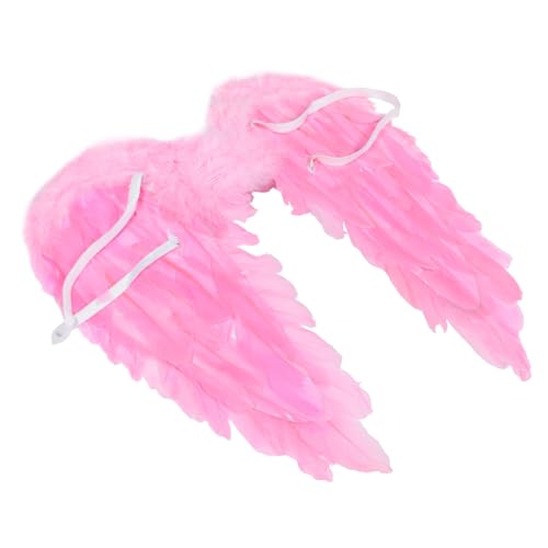 Baluue Federflügel Erwachsene Bühnenrequisite Rosa Leichtes Modisches Engelsschmuckstück für Weihnachts und Karnevalsfeiern Baluue Federflügel Erwachsene Bühnenrequisite Rosa Leichtes Modisches Engelsschmuckstück für Weihnachts und Karnevalsfeiern von Baluue