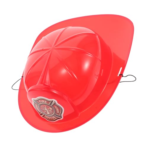 Baluue Feuerwehrhelm aus Verstellbar Leicht und Sicher für Rollenspiele und Kostümpartys Pädagogisch Wertvoll mit Feuerwehr Motto für Jungen und Mädchen bei Karneval und Themenfesten von Baluue