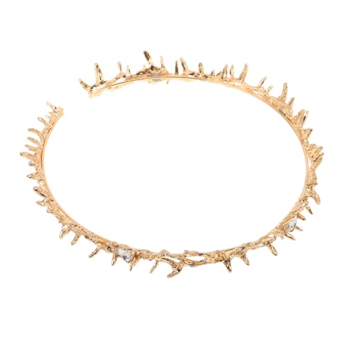 Baluue Goldene Dornenkrone Haarschmuck Damen Leichtes Halloween Party Accessoire Cosplay Festliche Haarreife für Karneval und Kostümveranstaltungen Baluue Goldene Dornenkrone Haarschmuck Damen Leichtes Halloween Party Accessoire Cosplay Festliche Haarreife für Karneval und Kostümveranstaltungen von Baluue