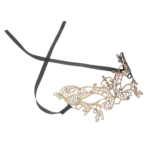 Baluue Masquerade Butterfly Maske Für Damen Elegante Halbgesichts-augenmaske Aus Spitze Für Halloween Karneval Kostümparty Und Cosplay Anpassbare Passform Für Kopfgrößen von Baluue