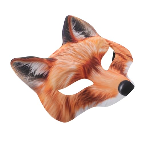 Baluue Halbgesichts Fuchsmaske für Halloween Karneval Kostüm Tiergesichtsmaske für Erwachsene und Jugendliche Komfortabel Vielseitig für Maskerade und Cosplay Partys Geeignet Baluue Halbgesichts Fuchsmaske für Halloween Karneval Kostüm Tiergesichtsmaske für Erwachsene und Jugendliche Komfortabel Vielseitig für Maskerade und Cosplay Partys Geeignet von Baluue