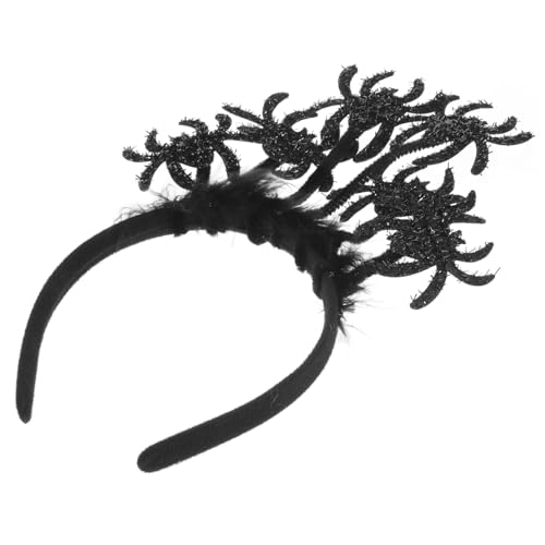 Baluue Halloween Haarreif Spinnen-design Leichtes Langlebiges Stirnband für Erwachsene Karneval Cosplay Party Fasching Kopfband Schwarz von Baluue