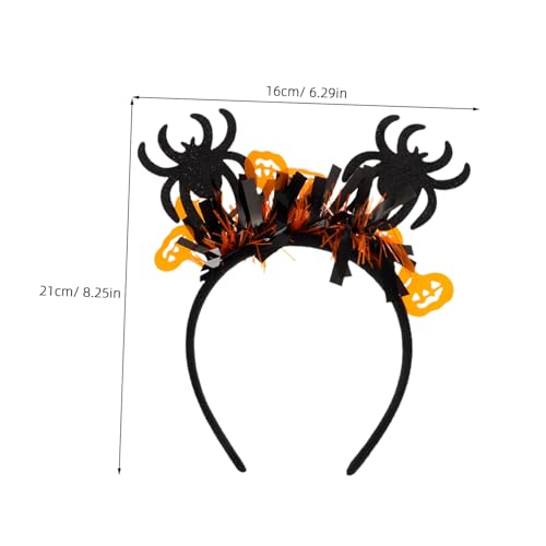 Baluue Halloween Haarreif mit Kreativem Weichem Spinnen und Kürbisdesign Halloween Kopfschmuck für Frauen und Mädchen Party Accessoire für Kostüm Baluue Halloween Haarreif mit Kreativem Weichem Spinnen und Kürbisdesign Halloween Kopfschmuck für Frauen und Mädchen Party Accessoire für Kostüm von Baluue