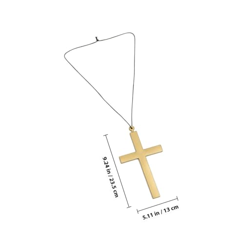 Baluue Halloween Priester Kostüm Zubehör Leichter Priesterumhang mit Kreuzanhänger Praktisches Cosplay Accessoire für Halloween Party Mysterieuze Verkleidung für Erwachsene Baluue Halloween Priester Kostüm Zubehör Leichter Priesterumhang mit Kreuzanhänger Praktisches Cosplay Accessoire für Halloween Party Mysterieuze Verkleidung für Erwachsene von Baluue