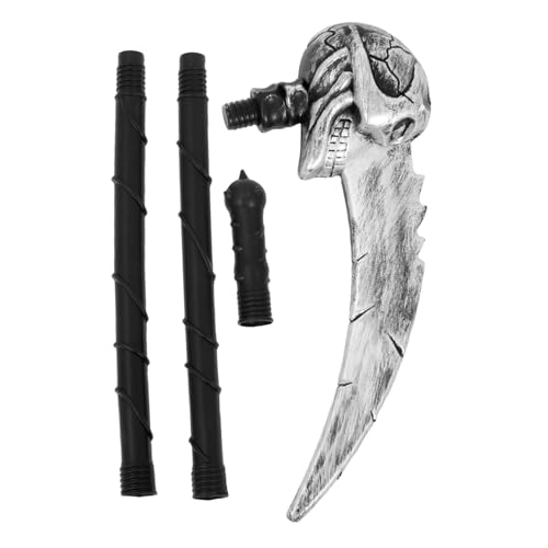 Baluue Halloween Sense Requisite Realistische Sichelschwert Dekoration Cosplay Party Zubehör Sicher Für Freunde Halloween Party Supply Baluue Halloween Sense Requisite Realistische Sichelschwert Dekoration Cosplay Party Zubehör Sicher Für Freunde Halloween Party Supply von Baluue