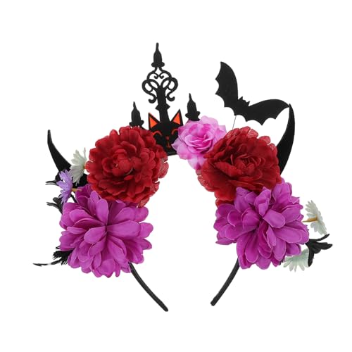 Baluue Halloween Stirnband mit Teufelshörnern und Fledermausmotiv Dunkles Halloween Haarband Bequem Langlebig und Leicht für Frauen Kreatives Party Accessoire und Cosplay Events Baluue Halloween Stirnband mit Teufelshörnern und Fledermausmotiv Dunkles Halloween Haarband Bequem Langlebig und Leicht für Frauen Kreatives Party Accessoire und Cosplay Events von Baluue