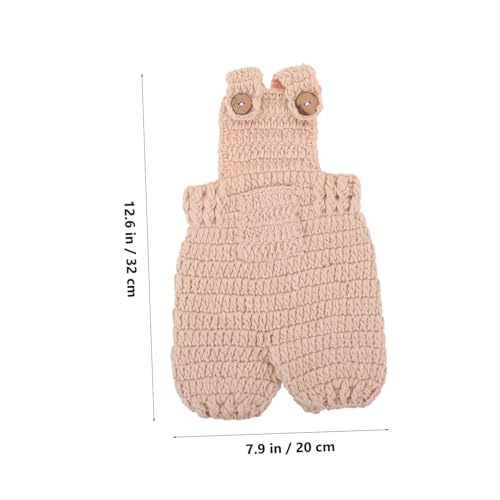 Baluue Handgefertigtes Häkel-babyoutfit Neugeborenen-fotoshooting Requisiten mit Verstellbaren Trägern Weiches Garn Hasen-bunny-kostüm mit Karotten-accessoire Baluue Handgefertigtes Häkel-babyoutfit Neugeborenen-fotoshooting Requisiten mit Verstellbaren Trägern Weiches Garn Hasen-bunny-kostüm mit Karotten-accessoire von Baluue