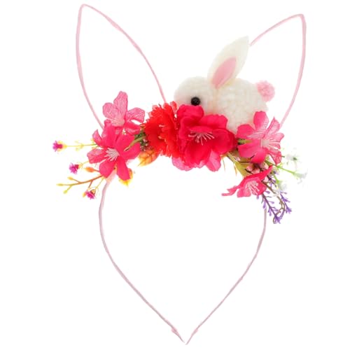 Baluue Hasenohr Stirnband Hasen Stirnband Halloween Haarbänder Stirnbänder Für Frauen Haarbänder Süße Hasenohren Plüsch Gnomenschwanz Ornamente Für Kaninchenohr Modellier von Baluue