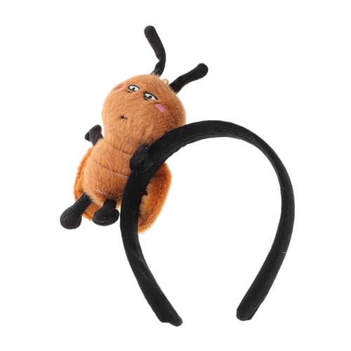 Baluue Kakerlake Puppe Haarband zum Waschen des Gesichts Make-up-Stirnbänder für Frauen Make-up-Stirnband Kostümzubehör für Erwachsene Geburtstagsfoto Requisiten Plüsch Coffee Baluue Kakerlake Puppe Haarband zum Waschen des Gesichts Make-up-Stirnbänder für Frauen Make-up-Stirnband Kostümzubehör für Erwachsene Geburtstagsfoto Requisiten Plüsch Coffee von Baluue