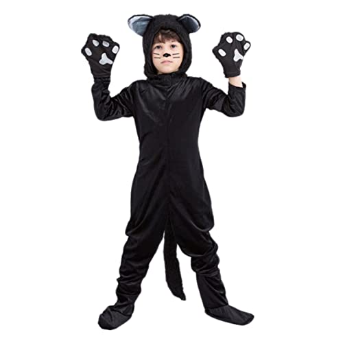 Baluue Katzenkostüm für Halloween Lustiges Cosplay Kostüm für Jungen Tierkatze Design für Geburtstagsfeiern Karneval Waschbar Baluue Katzenkostüm für Halloween Lustiges Cosplay Kostüm für Jungen Tierkatze Design für Geburtstagsfeiern Karneval Waschbar von Baluue
