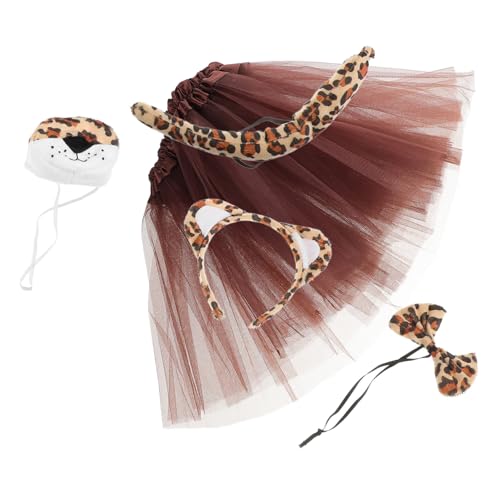 Baluue Leoparden Kostüm mit Stirnband und Tutu Rock Kuscheliges Tierkostüm für Halloween Weihnachten und Party Bequemes Cosplay Zubehör für Kreative Verkleidung und Festliche Anlässe Baluue Leoparden Kostüm mit Stirnband und Tutu Rock Kuscheliges Tierkostüm für Halloween Weihnachten und Party Bequemes Cosplay Zubehör für Kreative Verkleidung und Festliche Anlässe von Baluue