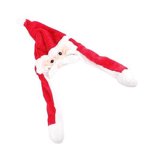 Baluue Lustige Weihnachtsmütze mit Beweglichen Ohren Roter Unisex Festliche Deko für Familie und Party als Kostüm Accessoire und Foto Requisite Baluue Lustige Weihnachtsmütze mit Beweglichen Ohren Roter Unisex Festliche Deko für Familie und Party als Kostüm Accessoire und Foto Requisite von Baluue